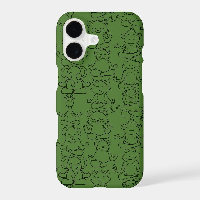 Yoga poses pattern | Yoga seamless pattern 8 (Back)