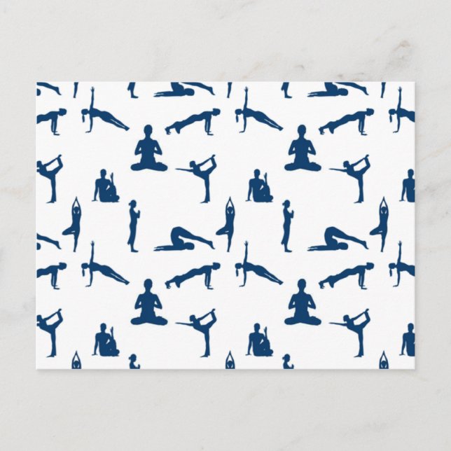 Yoga Poses Postcard (Front)