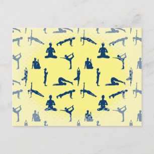Yoga Poses Postcard