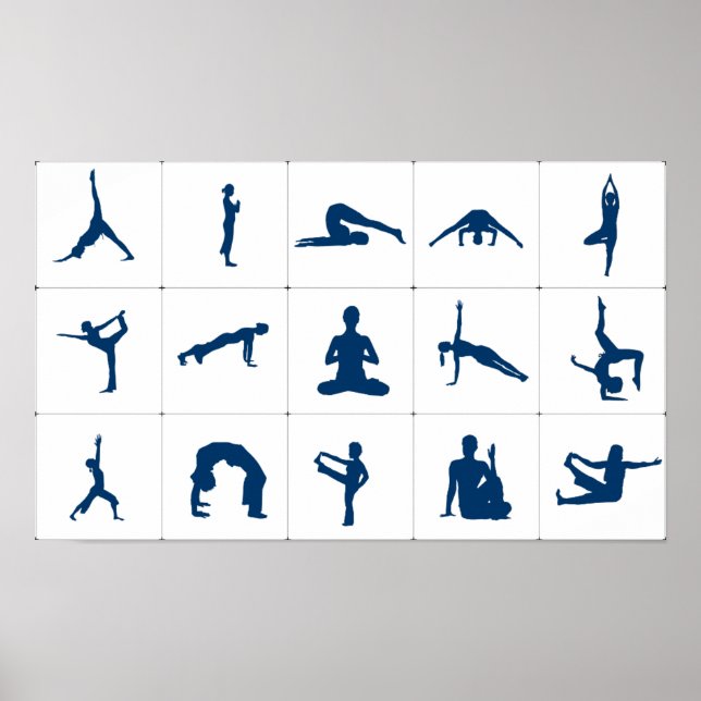 Yoga Poses Poster (Front)