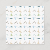 Yoga poses silhouette mindfulness meditation