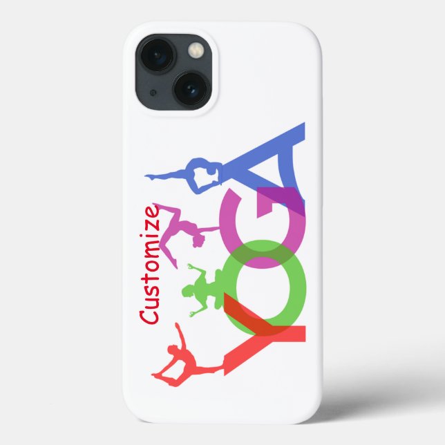 Yoga Poses Silhouettes Thunder_Cove  Case-Mate iPhone Case (Back)