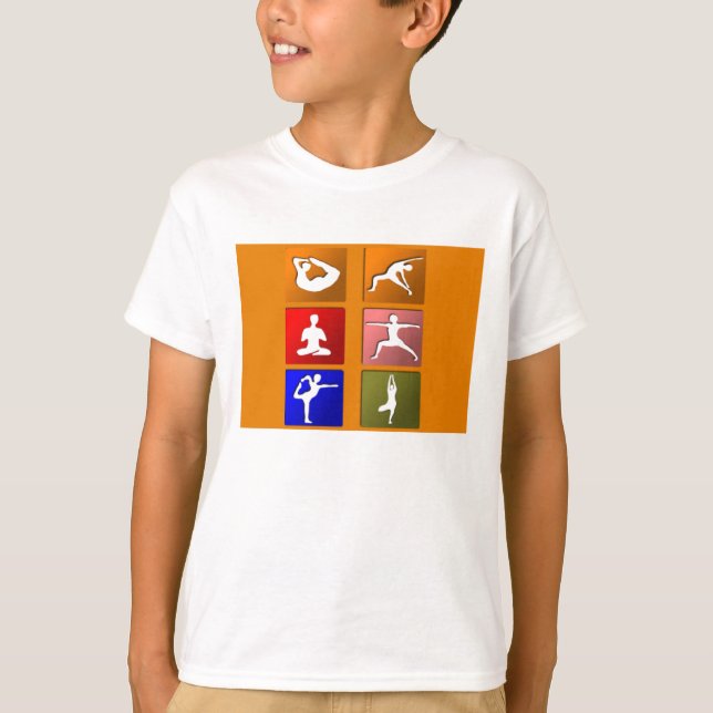 Yoga Poses T-Shirt (Front)
