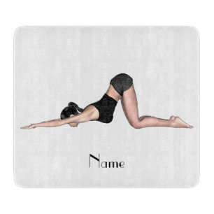 Yoga Poses Thunder_Cove Cutting Board