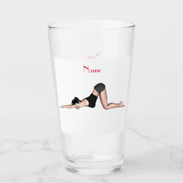 Yoga Poses Thunder_Cove  Glass (Front)