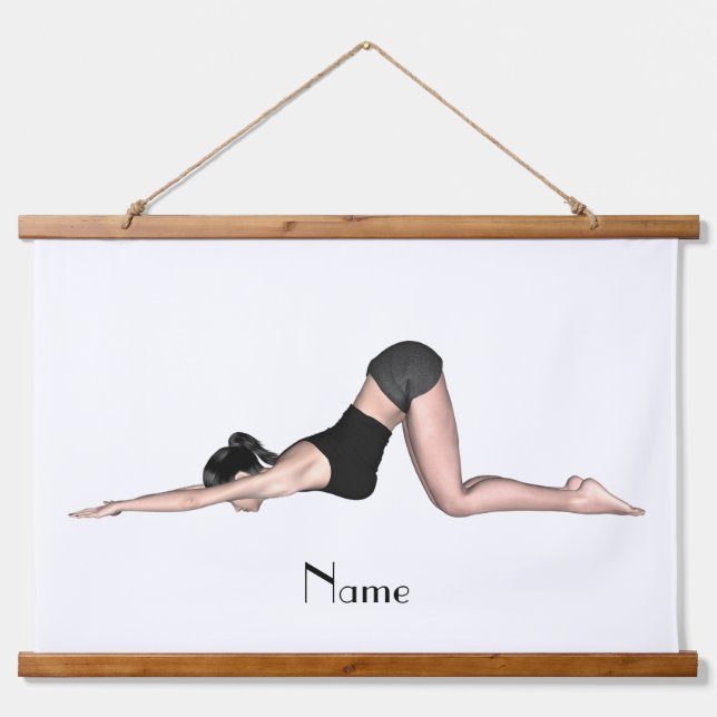 Yoga Poses Thunder_Cove  Hanging Tapestry (Front)