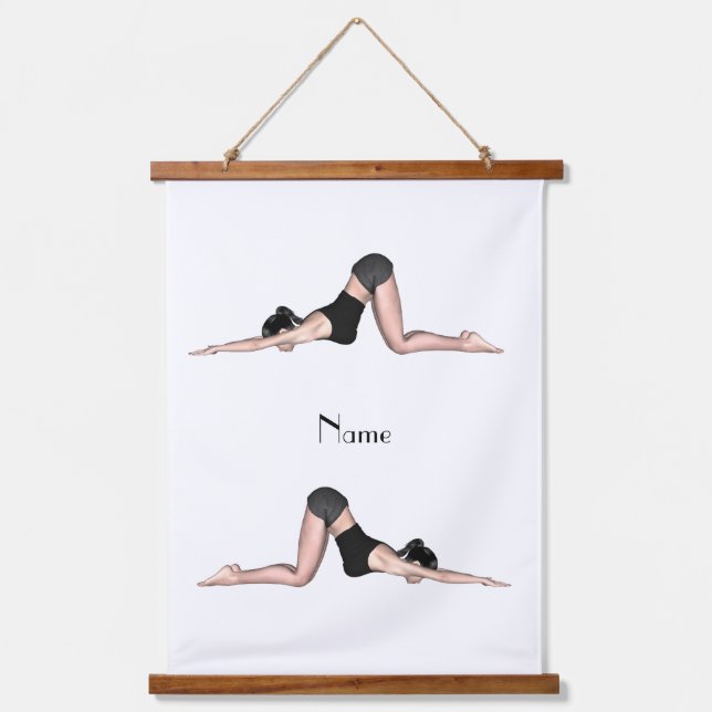 Yoga Poses Thunder_Cove  Hanging Tapestry (Front)