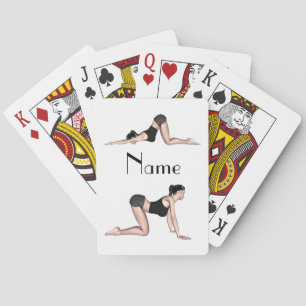 Yoga Poses Thunder_Cove Playing Cards
