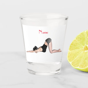 Yoga Poses Thunder_Cove Shot Glass