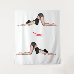 Yoga Poses Thunder_Cove  Tapestry