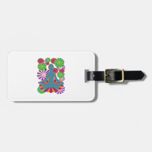 Yoga Position Luggage Tag