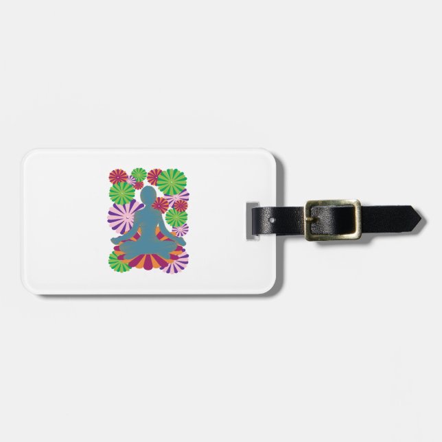 Yoga Position Luggage Tag (Front Horizontal)