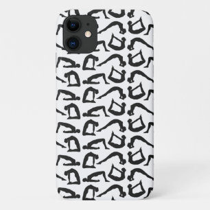 Yoga Positions Silhouettes iPhone 11 Case