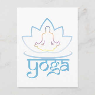 Yoga Postcard
