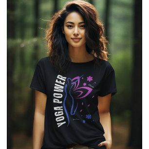 Yoga Power Inspirational Typography Yoga Tshirt