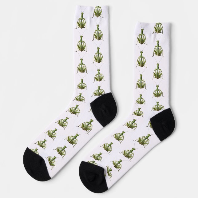 Yoga Praying Mantis Socks (Left)
