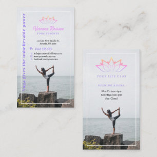 Yoga Professional Teacher Business Card
