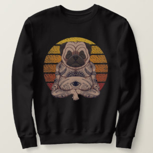 Yoga Pug Sweatshirt