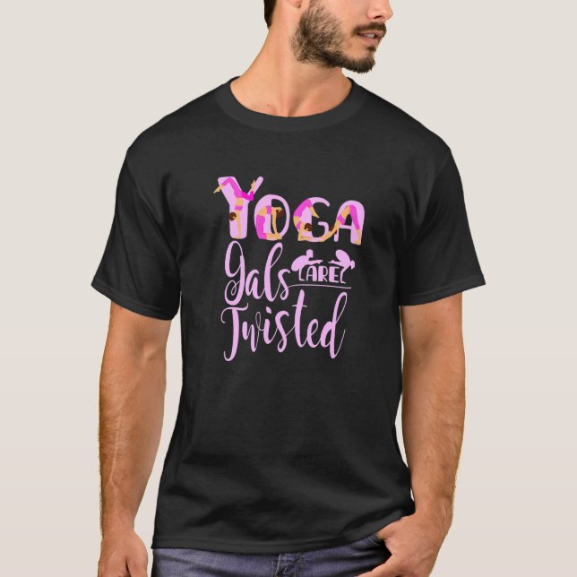 Yoga Pun Twisted Quote T-Shirt (Front)