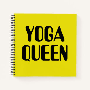 Yoga queen notebook