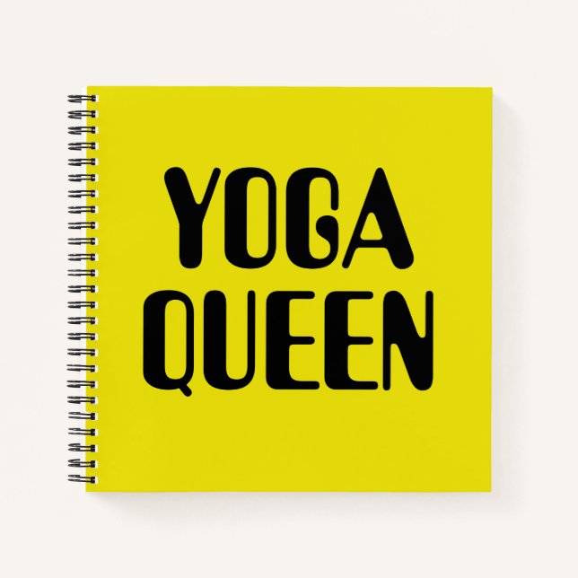 Yoga queen notebook (Front)