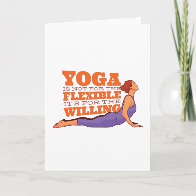 Yoga Quote Card (Front)