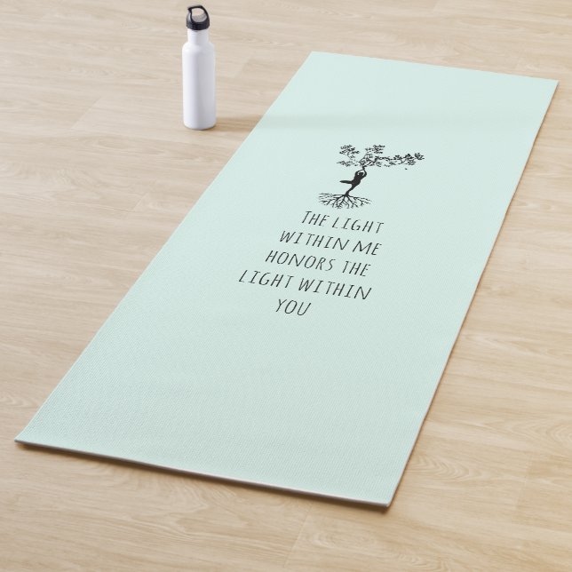 Yoga quote mint yoga mat (In Situ)