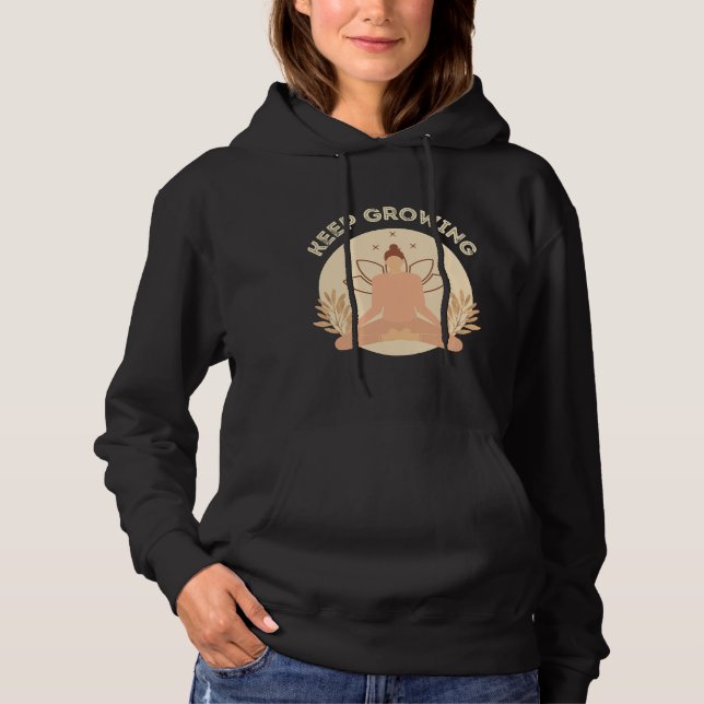 Yoga Quotes Hoodie (Front)