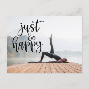 Yoga Quotes your own custom yoga photo Postcard