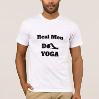 *~* Yoga - Real Men Do YOGA White
