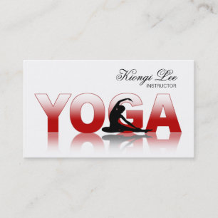 Yoga Reflections, Yoga Instructor, Yoga Class Business Card