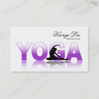 Yoga Reflections, Yoga Instructor, Yoga Class Business Card