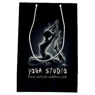 Yoga Reiki Instructor One-Legged King Pigeon Pose Medium Gift Bag
