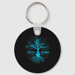 Yoga Rooted And Growing Meditation Tree Of Life Yo Key Ring