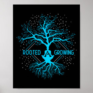 Yoga Rooted And Growing Meditation Tree Of Life Yo Poster