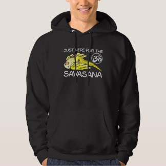 Yoga Savasana Parrot Yellow Lutino Monk Parakeet Q Hoodie