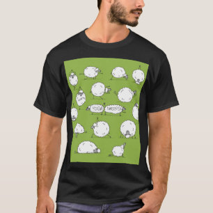Yoga Sheep: Whimsical Sketch Fun. T-Shirt