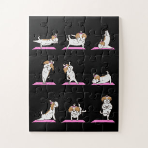 Yoga Shih Tzu Dog Funny Jig Saw Puzzle