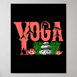 Yoga Shirt Meditation Poster