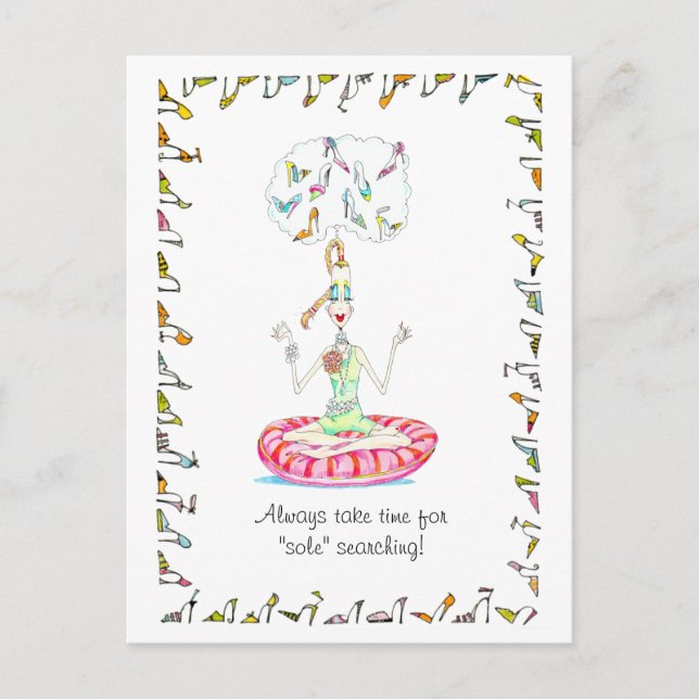 Yoga Shoes postcards (Front)