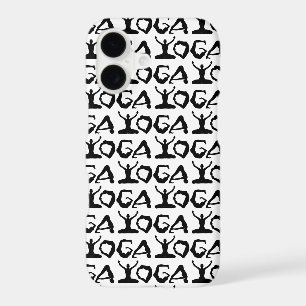 Yoga Silhouettes Black And White