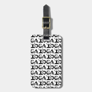 Yoga Silhouettes Luggage Tag