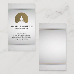 Yoga Sitting Logo Business Card