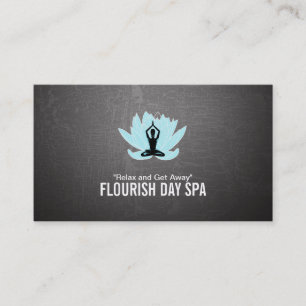 Yoga Sitting Lotus Pose Appointment Card