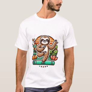 Yoga Sloth Mug - Funny Sloth Illustration T-Shirt