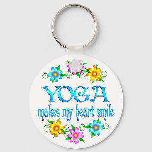 Yoga Smiles Key Ring