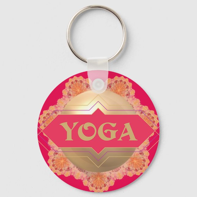 Yoga Spirit keychain (Front)