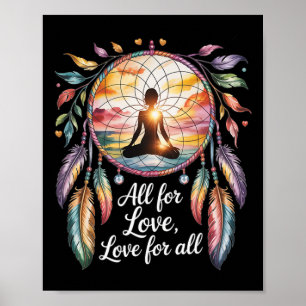 Yoga Spiritual Chakra Meditation Poster