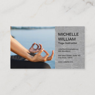 Yoga Studio Meditation Business Card