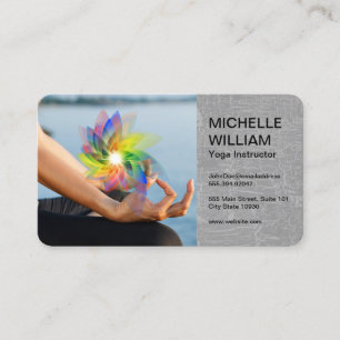 Yoga Studio Meditation Health Space Business Card